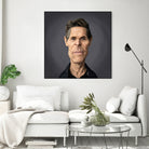 Willem Dafoe by Rob Snow on GIANT ART - black digital painting