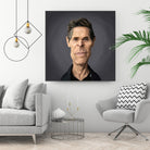 Willem Dafoe by Rob Snow on GIANT ART - black digital painting