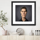 Willem Dafoe by Rob Snow on GIANT ART - black digital painting