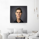 Willem Dafoe by Rob Snow on GIANT ART - black digital painting