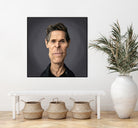 Willem Dafoe by Rob Snow on GIANT ART - black digital painting