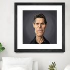 Willem Dafoe by Rob Snow on GIANT ART - black digital painting