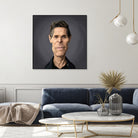 Willem Dafoe by Rob Snow on GIANT ART - black digital painting