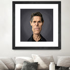 Willem Dafoe by Rob Snow on GIANT ART - black digital painting