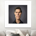 Willem Dafoe by Rob Snow on GIANT ART - black digital painting