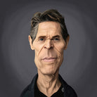 Willem Dafoe by Rob Snow on GIANT ART - black digital painting