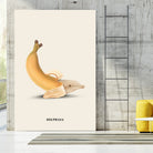 Dolphana by Jonas Loose on GIANT ART - yellow photo manipulation