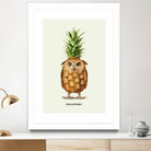 Pineappowl by Jonas Loose on GIANT ART - orange photo manipulation