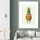 Pineappowl by Jonas Loose on GIANT ART - orange photo manipulation