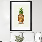 Pineappowl by Jonas Loose on GIANT ART - orange photo manipulation