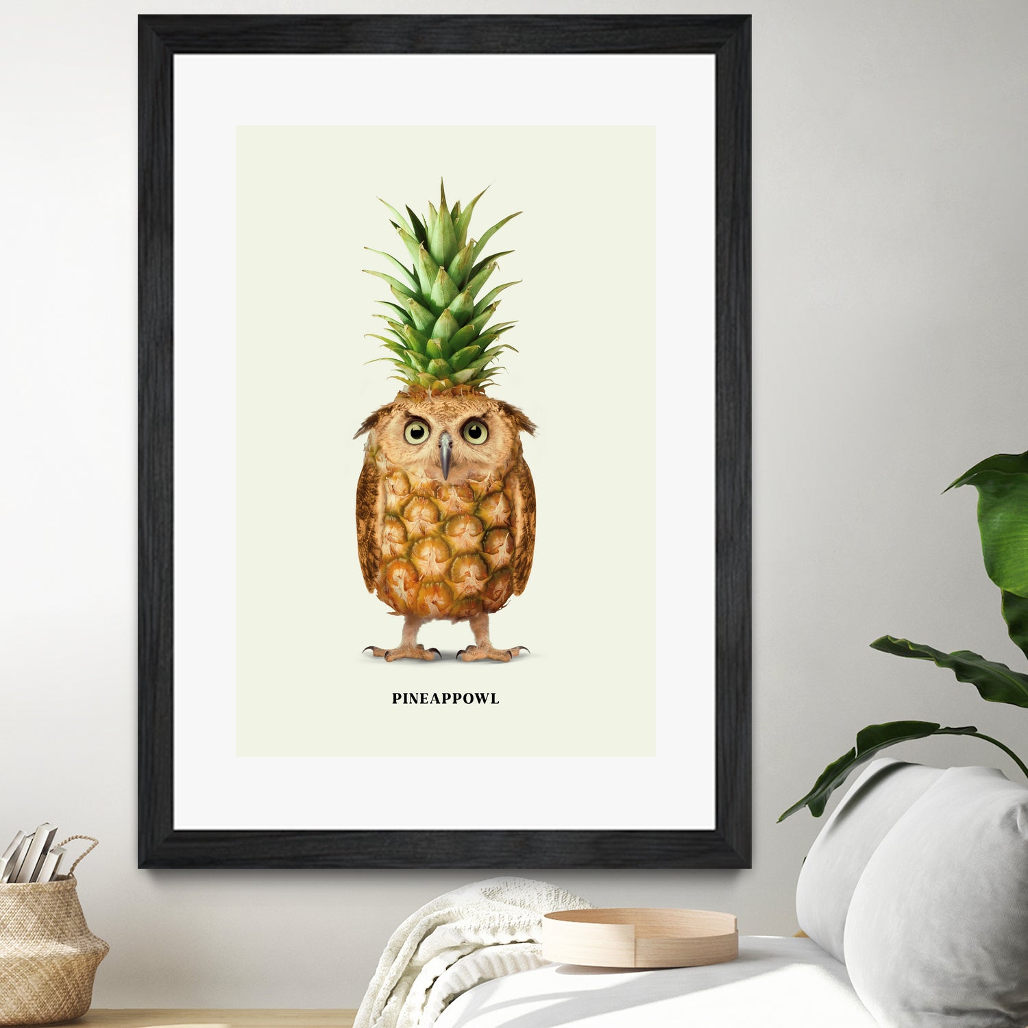 Pineappowl by Jonas Loose on GIANT ART - orange photo manipulation