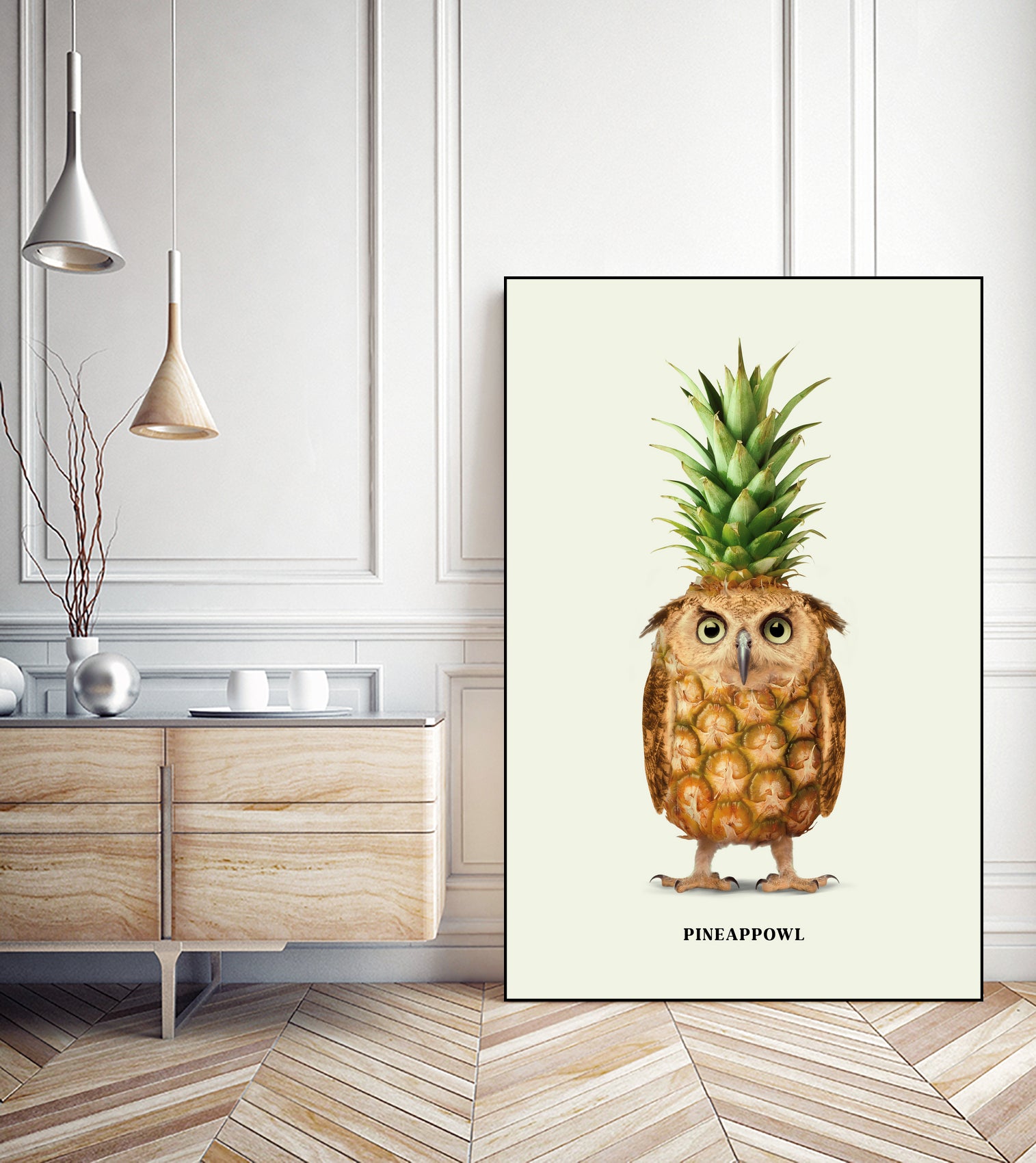 Pineappowl by Jonas Loose on GIANT ART - orange photo manipulation