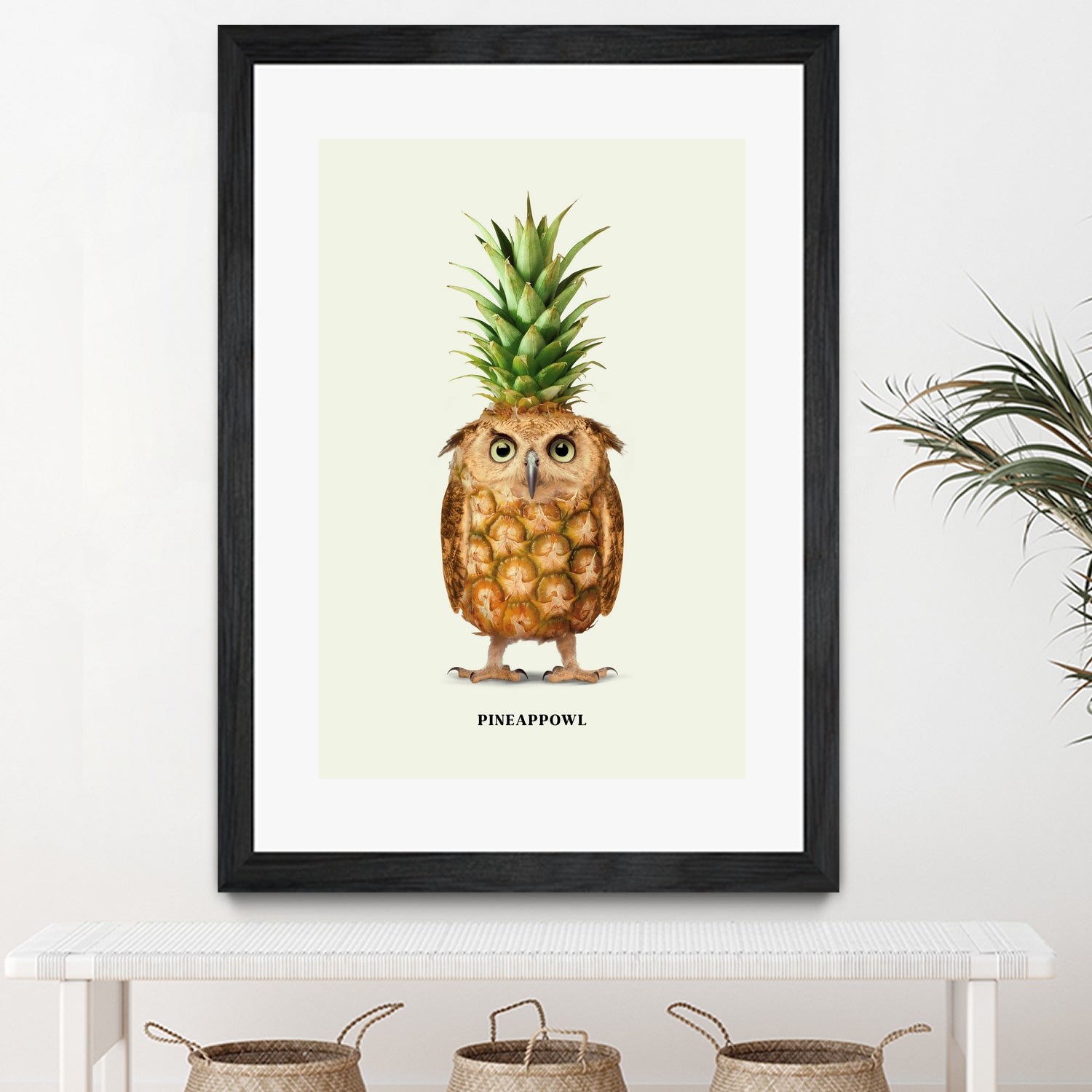 Pineappowl by Jonas Loose on GIANT ART - orange photo manipulation