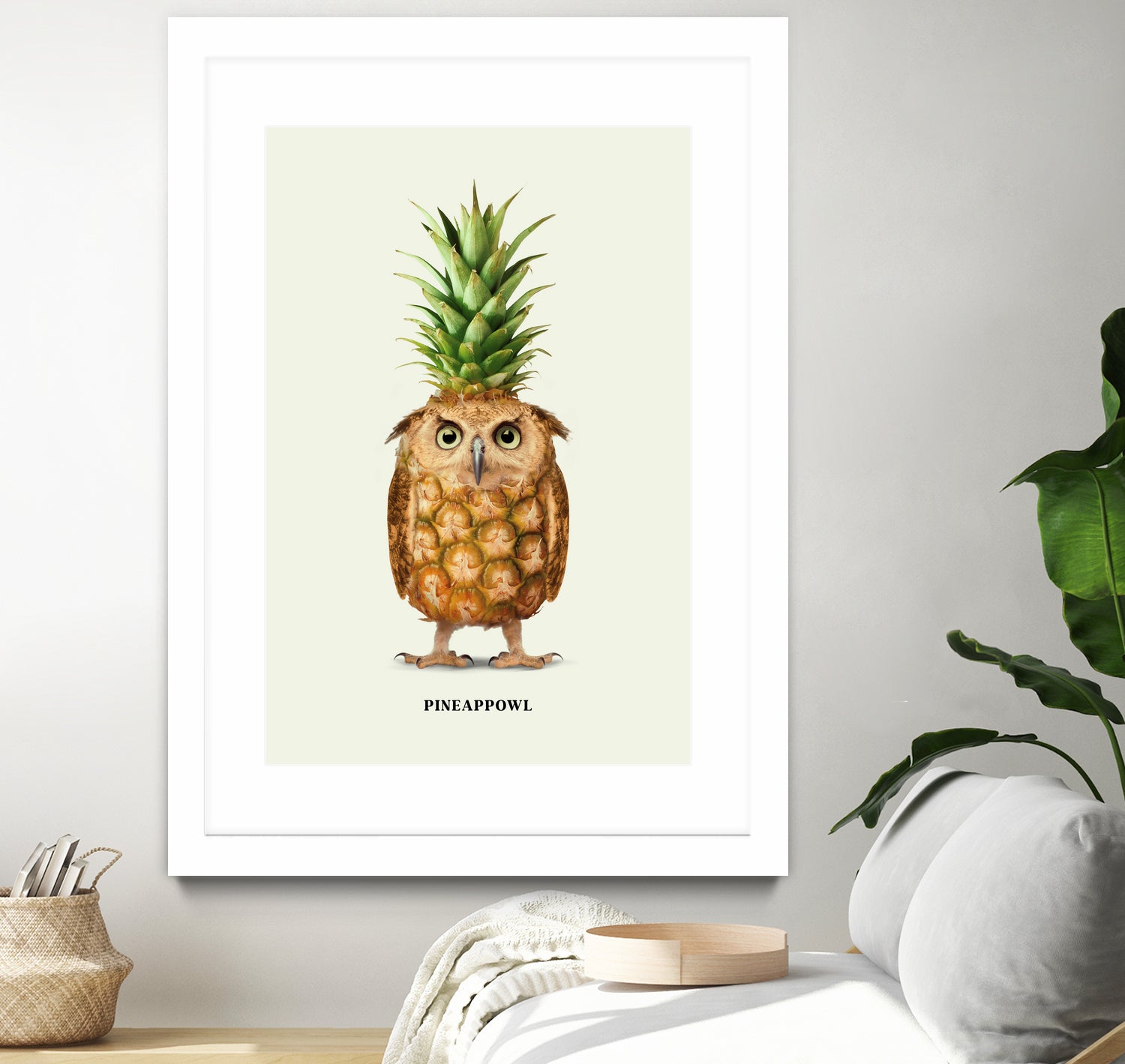 Pineappowl by Jonas Loose on GIANT ART - orange photo manipulation