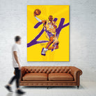 Kobe "Black Mamba" Bryant by Zildjian Magante on GIANT ART - yellow typography