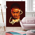 Derrick "Windy City Assassin" Rose by Zildjian Magante on GIANT ART - red digital drawing