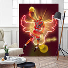 Michael "Air Jordan" Jordan by Zildjian Magante on GIANT ART - red digital drawing