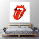 Rolling Stones vampire edition by Bekir Ceylan on GIANT ART - red digital painting