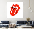 Rolling Stones vampire edition by Bekir Ceylan on GIANT ART - red digital painting