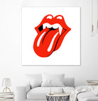 Rolling Stones vampire edition by Bekir Ceylan on GIANT ART - red digital painting