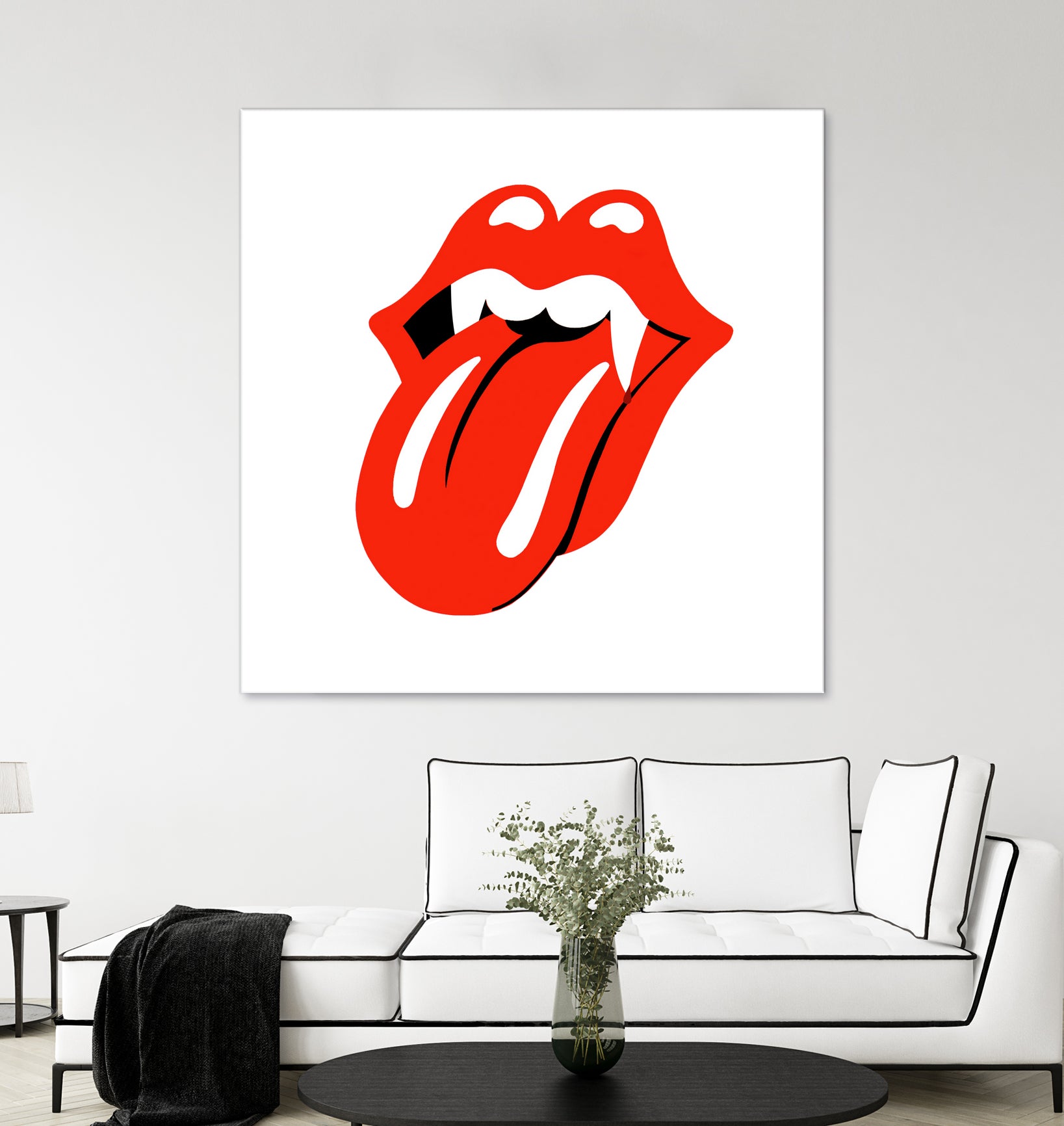 Rolling Stones vampire edition by Bekir Ceylan on GIANT ART - red digital painting