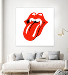 Rolling Stones vampire edition by Bekir Ceylan on GIANT ART - red digital painting