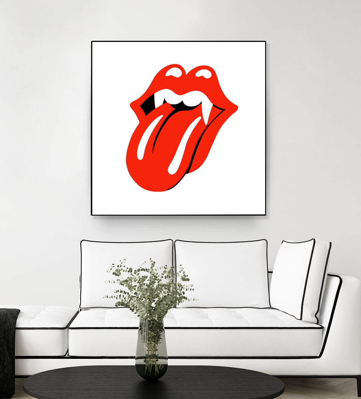 Rolling Stones vampire edition by Bekir Ceylan on GIANT ART - red digital painting