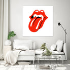 Rolling Stones vampire edition by Bekir Ceylan on GIANT ART - red digital painting