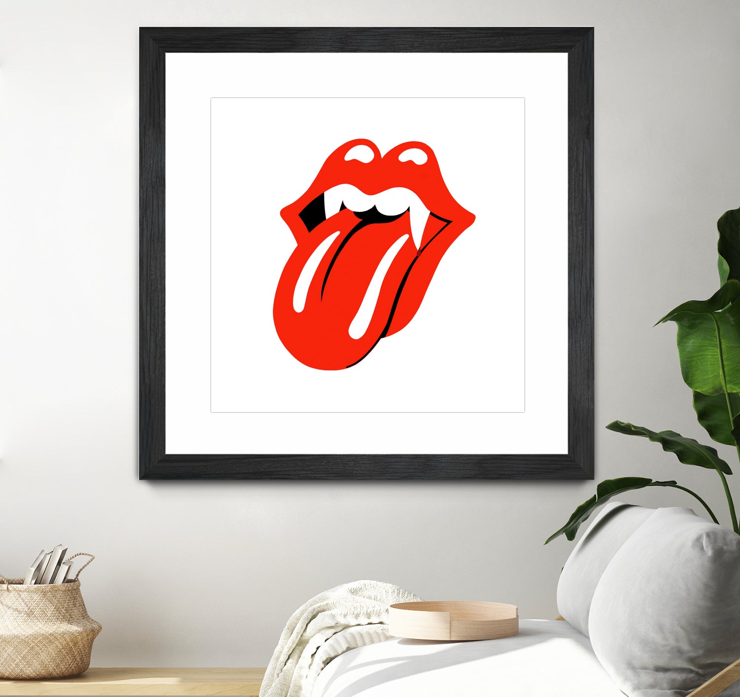 Rolling Stones vampire edition by Bekir Ceylan on GIANT ART - red digital painting