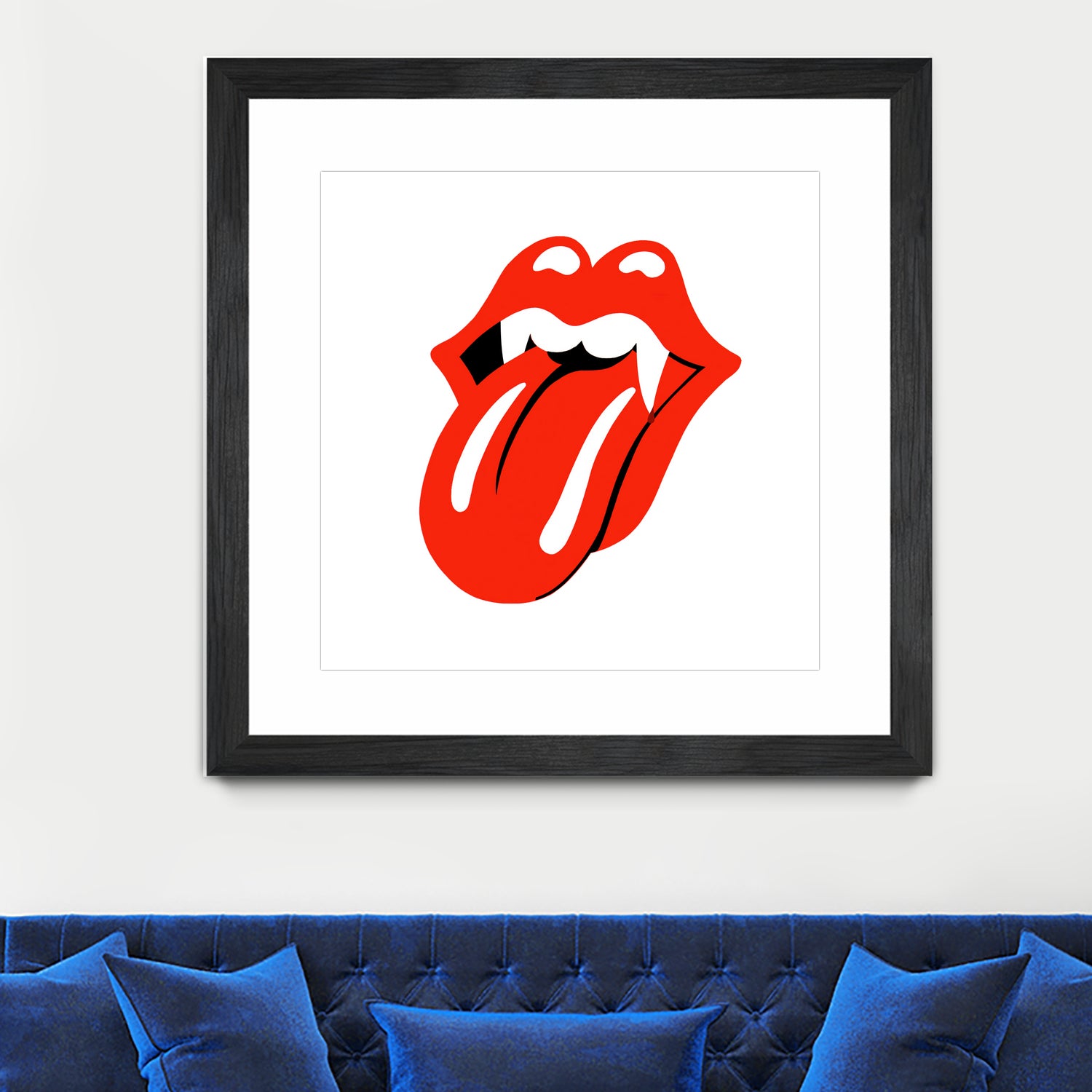 Rolling Stones vampire edition by Bekir Ceylan on GIANT ART - red digital painting