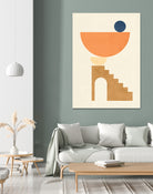 Geometry 10 by Vitor Costa on GIANT ART - brown digital painting