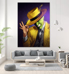 The Mask by Nikita Abakumov on GIANT ART - yellow digital painting