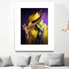 The Mask by Nikita Abakumov on GIANT ART - yellow digital painting