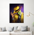 The Mask by Nikita Abakumov on GIANT ART - yellow digital painting