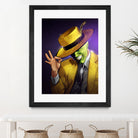 The Mask by Nikita Abakumov on GIANT ART - yellow digital painting