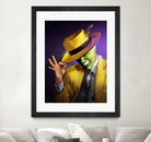 The Mask by Nikita Abakumov on GIANT ART - yellow digital painting