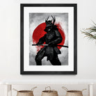 Samurai by Nikita Abakumov on GIANT ART - red digital painting