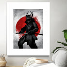 Samurai by Nikita Abakumov on GIANT ART - red digital painting