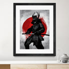 Samurai by Nikita Abakumov on GIANT ART - red digital painting