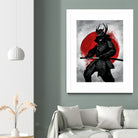 Samurai by Nikita Abakumov on GIANT ART - red digital painting