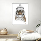 Siberian tiger by Solti Balázs on GIANT ART - white digital painting