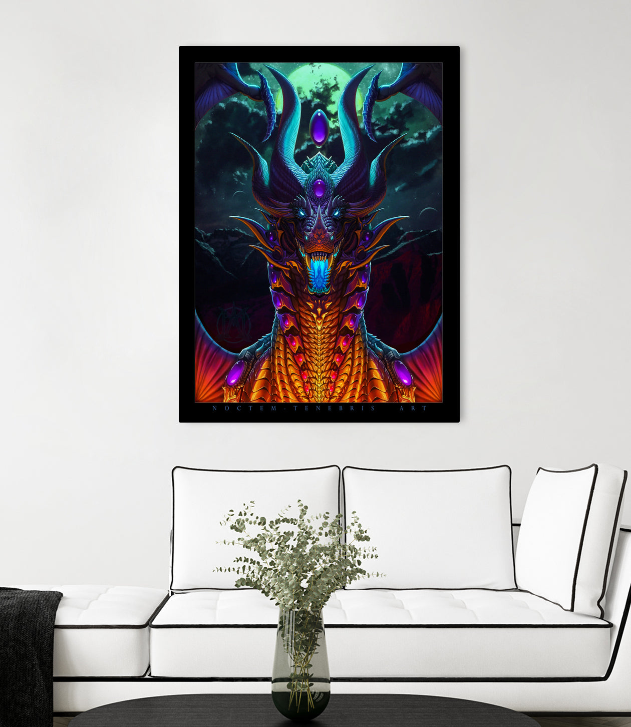 Night of the Rukutarennact by Aubrey Mills on GIANT ART - black digital painting