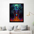 Night of the Rukutarennact by Aubrey Mills on GIANT ART - black digital painting