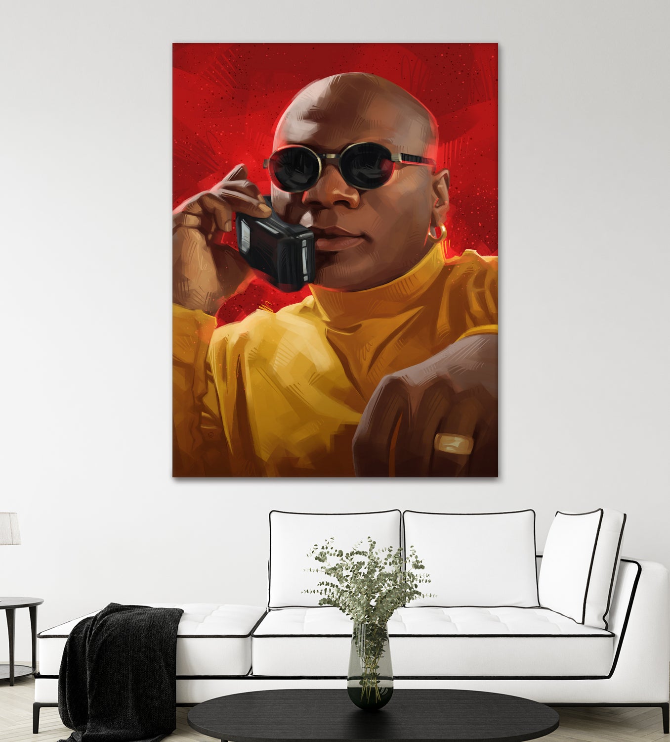 Marsellus Wallace Phone by Nikita Abakumov on GIANT ART - red digital painting