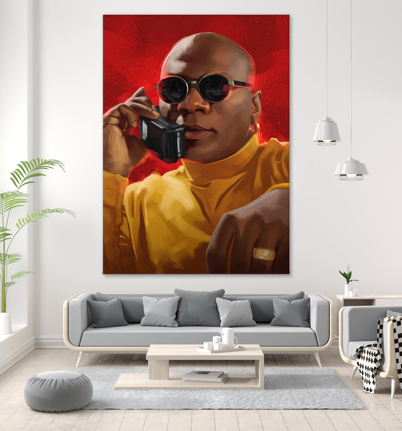 Marsellus Wallace Phone by Nikita Abakumov on GIANT ART - red digital painting