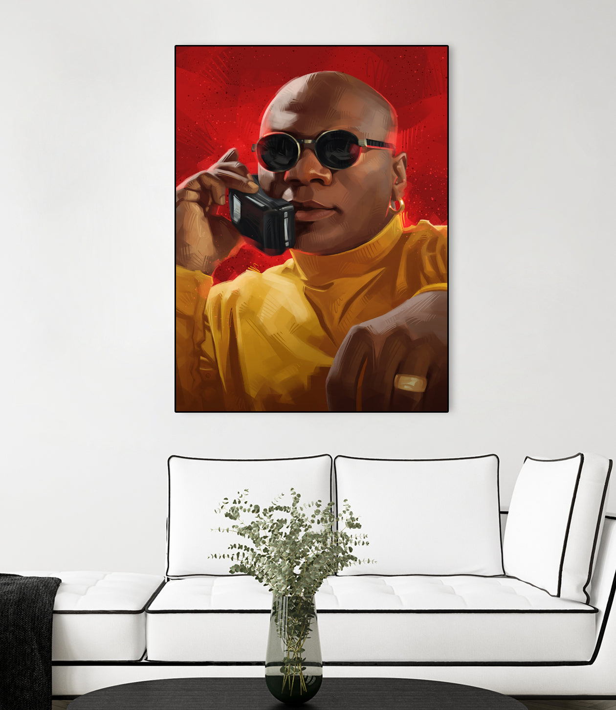 Marsellus Wallace Phone by Nikita Abakumov on GIANT ART - red digital painting