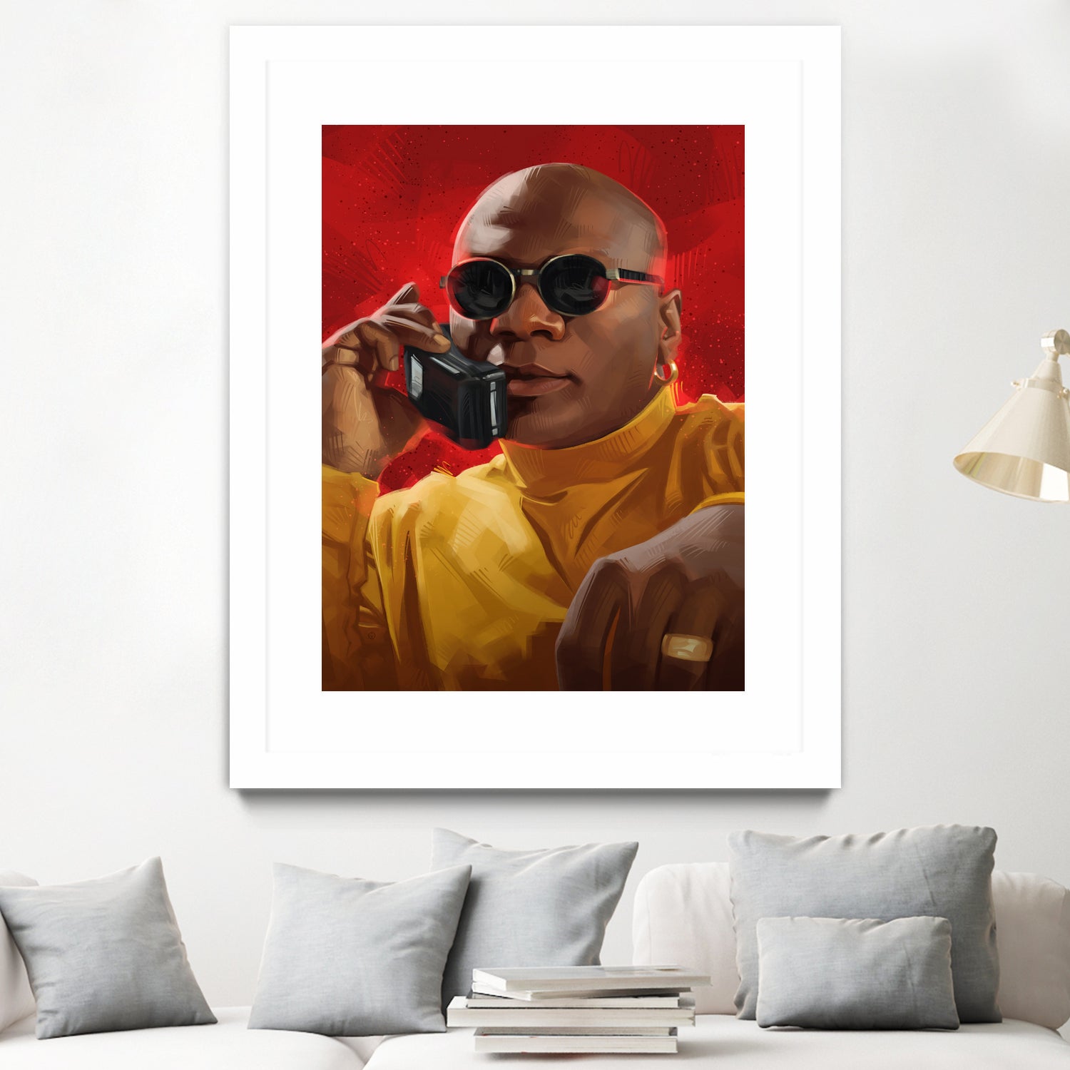 Marsellus Wallace Phone by Nikita Abakumov on GIANT ART - red digital painting