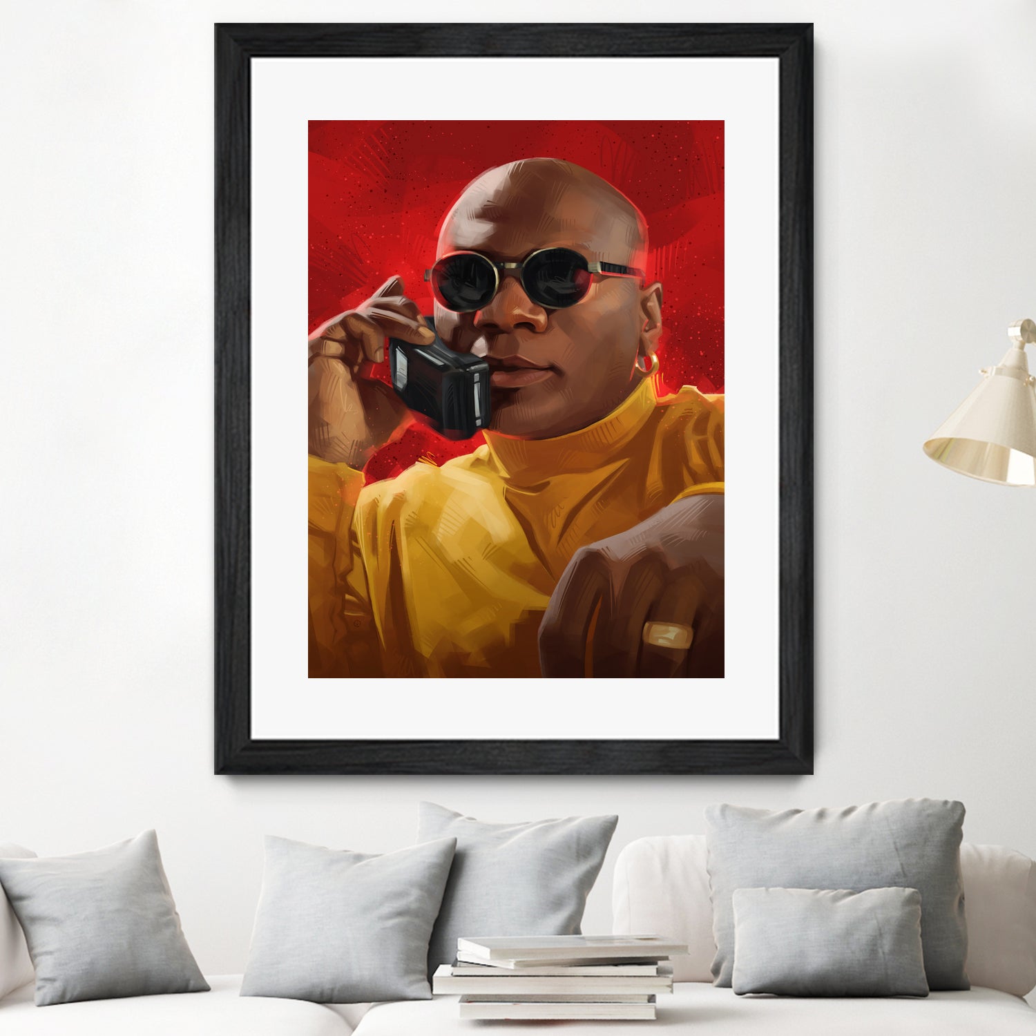 Marsellus Wallace Phone by Nikita Abakumov on GIANT ART - red digital painting