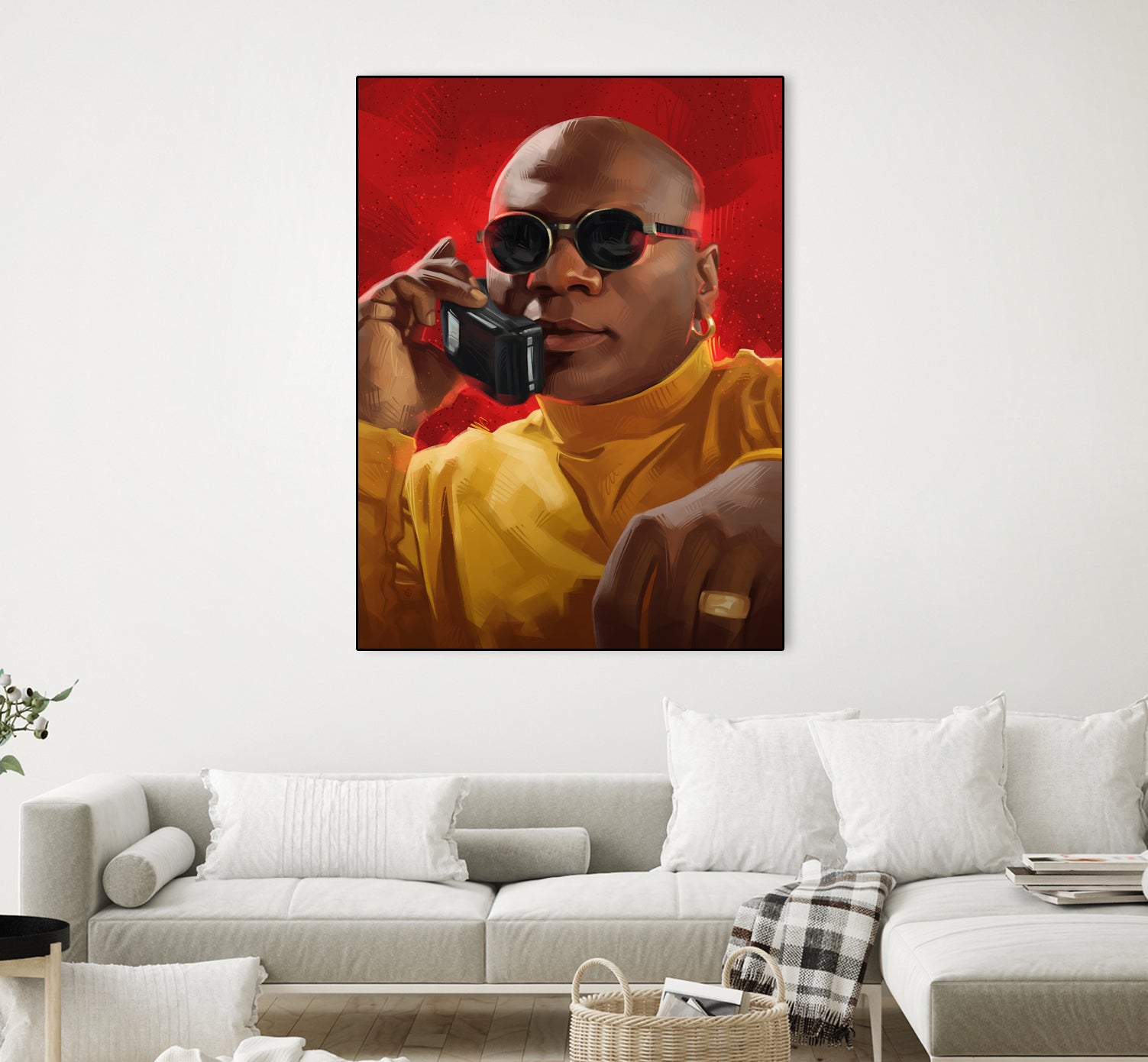 Marsellus Wallace Phone by Nikita Abakumov on GIANT ART - red digital painting