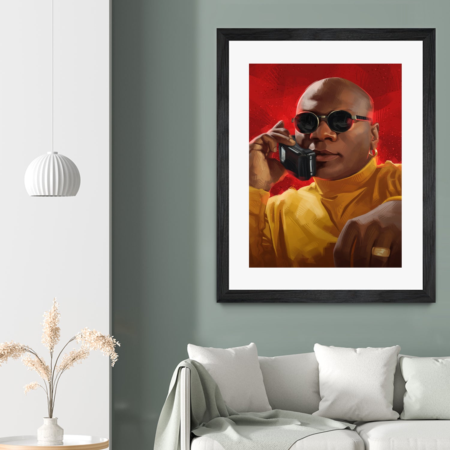 Marsellus Wallace Phone by Nikita Abakumov on GIANT ART - red digital painting